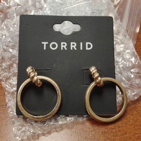 Torrid Double Hoop Earrings - New - Picture 1 of 3